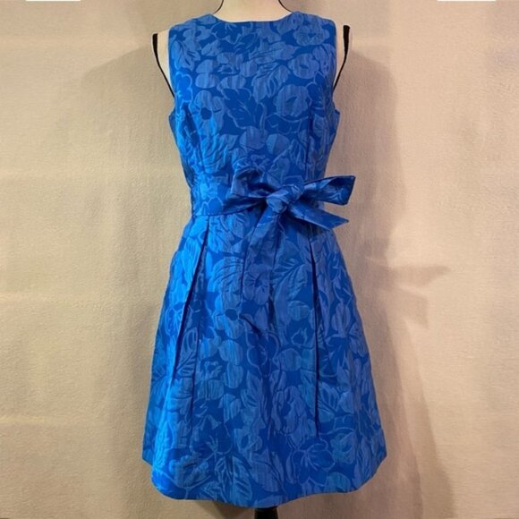 kate spade Dresses & Skirts - NWT Kate Spade tropical foliage blue sleeveless Alice dress